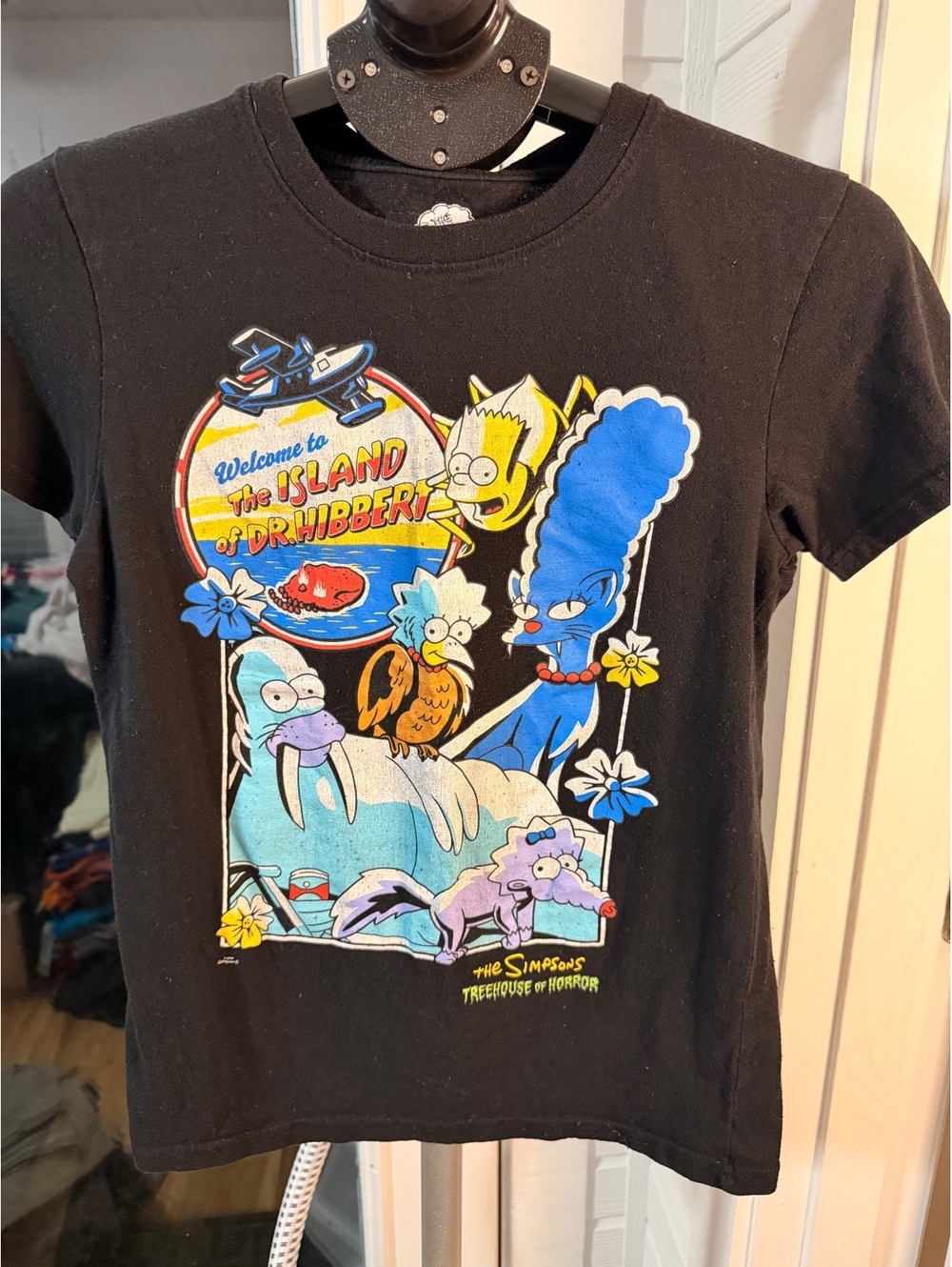 The Simpsons Black Graphic T Shirt